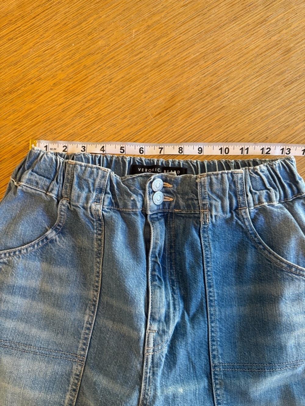 Veronica Beard Arya High Rise Jeans - Elastic Waist, Size 29 - Picture 7 of 8